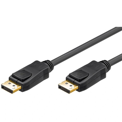 DisplayPort (ST-ST) 2m 4K 1.2 vergoldet Black (77492) (77492) (77492)