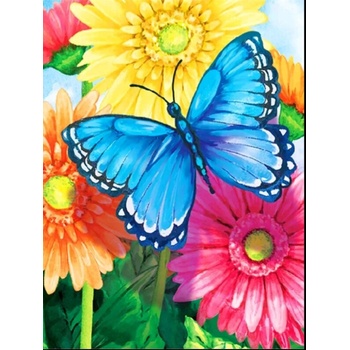 Image 1 of Цветя и пеперуда 25/35 см