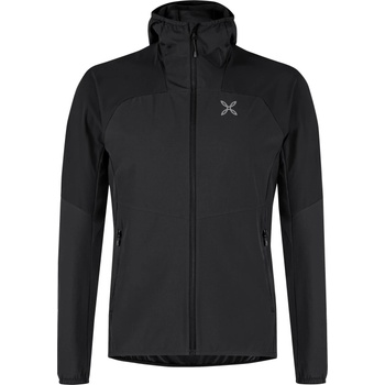 Montura Мъжко софтшел яке Montura Rise Hooded Jacket Softshell jacket - Black (003-3201-0114)