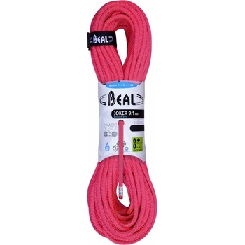 Beal Единично въже Beal Joker 9, 1 mm Golden Dry Single rope - Orange - размер 80 m (308-0152-o-080)