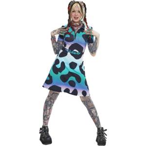 JAWBREAKER дамска рокля JAWBREAKER - Leopard - Multi - DRA 9160