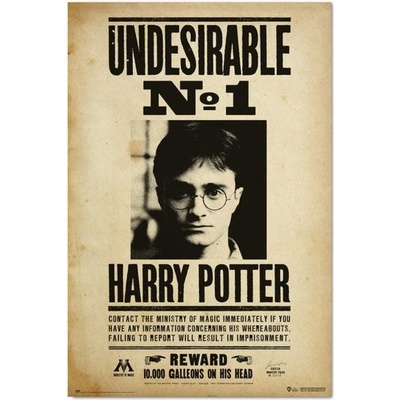 Plakát Harry Potter: Nežádoucí No.1 (61 x 91,5 cm) 150 g