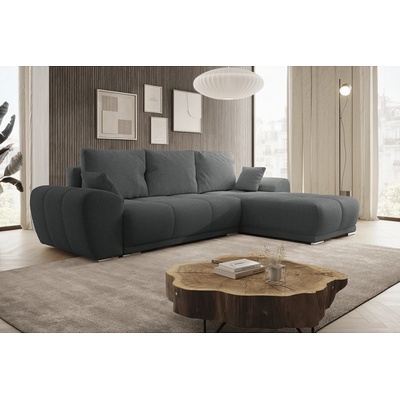 Универсален диван тъмно сив kerim roh