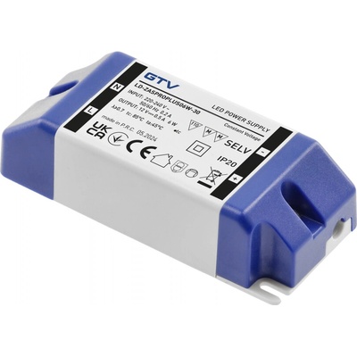 GTV Trafo LED 6W, 220-240V-50Hz,12V
