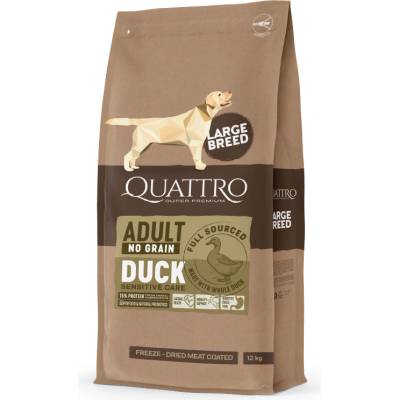 Quattro Adult LB bez obilovin s Kachnou 3 kg