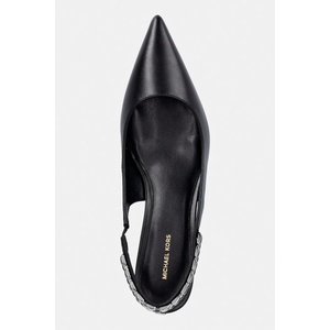 MICHAEL Michael Kors Кожени обувки с тънък ток Marcia Kitten Sling Pump (40S6MCMP1L.001)
