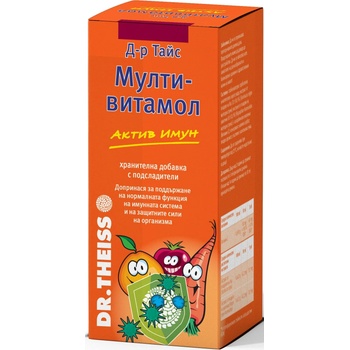 Naturprodukt Dr. Theiss Мултивитамол Актив Имун Сироп за деца, 200 ml, Naturprodukt