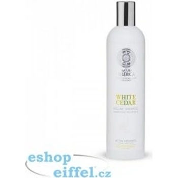 Natura Siberica Siberie Blanche Bílý cedr šampon pro objem a lesk 400 ml