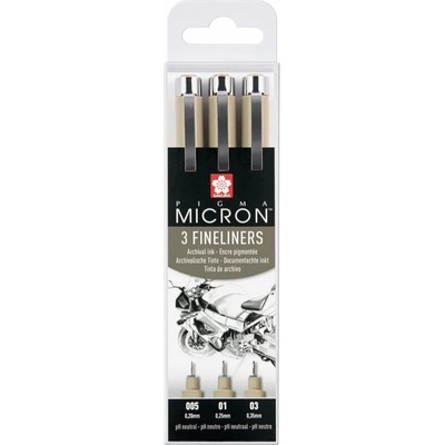 Sakura Pigma Micron Design 3 Технически химикалки Black 3 бр (XSDK3FD-SAKURA)