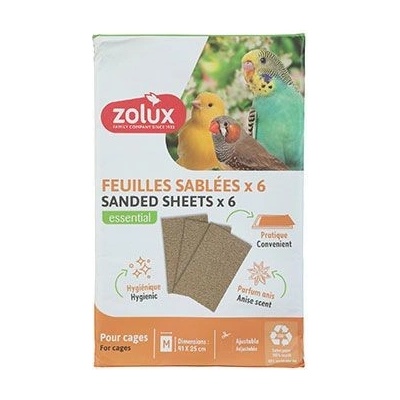 Zolux Pískové podložky 41x25cm 6ks – Zboží Dáma