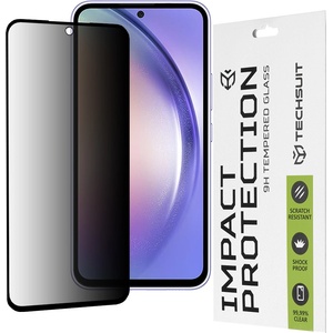 Techsuit Протектор за Samsung Galaxy A54 - 111D Privacy Full Glue - черен