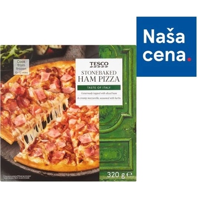 Tesco Stonebaked Ham Pizza 320 g