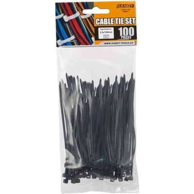 HANDY Тел за подвързване - 05411 (100x2, 5mm, черен, 100бр. ) (05411)