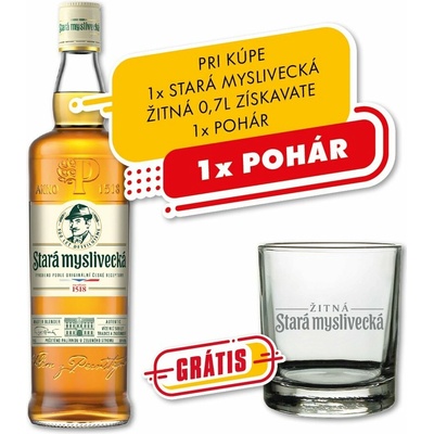 Stará Myslivecká Žitná 0,7 l (čistá fľaša)