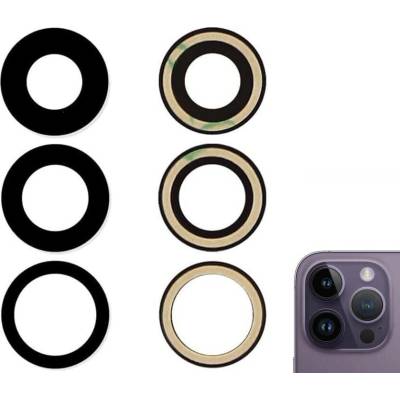 Sklíčko zadní kamery iPhone 14 Pro, 14 Pro Max bez rámečku