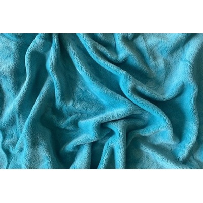 Sleep-well Prostěradlo mikroflanel KIKKO tyrkys 90x200