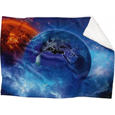 Impar fleece deka Vesmír 5 Podšití beránkem ANO 150x120