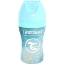 Twistshake kojenecká láhev AntiColic nerezová mramorově modrá 260ml