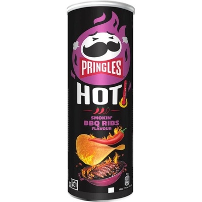 Pringles Пикантни пушени ребра с вкус на барбекю 160 г