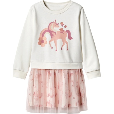 lupilu dívčí mikinové šaty bílá – Zboží Dáma