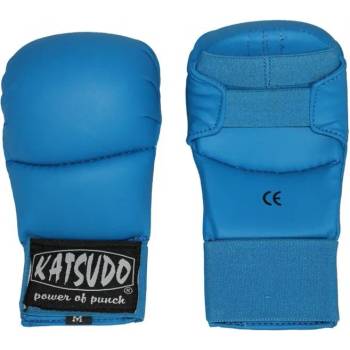 Image 1 of Katsudo Класически карате ръкавици без палец, сини (4173.KAT.BLUE)