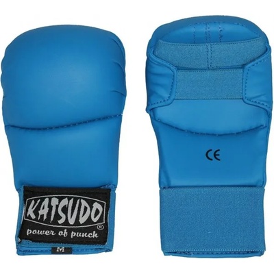 Katsudo Класически карате ръкавици без палец, сини (4173.KAT.BLUE)