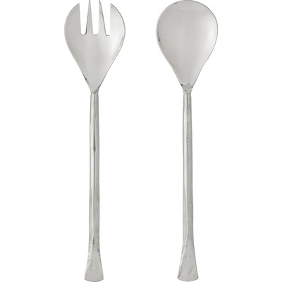 Bloomingville Šalátový príbor Kinnie Silver