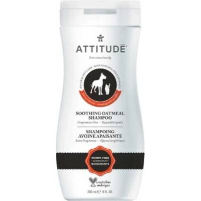 Attitude Přírodní uklidňující šampon s ovsem pro domácí mazlíčky 240 ml