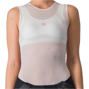 Castelli Дамско горнище Castelli Women's Pro Mesh Sleeveless Cycling undershirt - White (114-3160-0114)