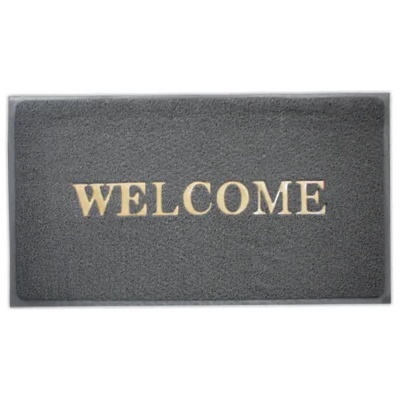 Jin Bo Yang CN-Изтривалка Welcome сива 58/88 см. 5243-4200-1 (0198323)