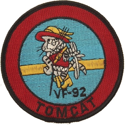 Nášivka textilná 101 Inc Tomcat VF-92 - farebná