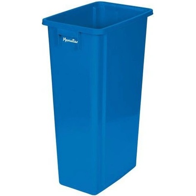 Manutan Expert Plastový odpadkový kôš Select na triedený odpad, modrý