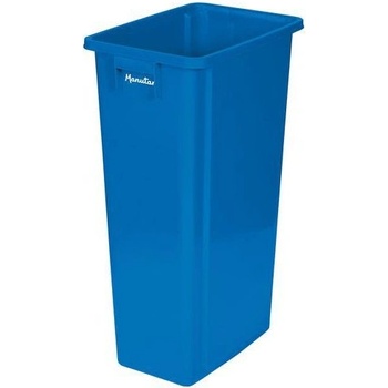 Manutan Expert Plastový odpadkový kôš Select na triedený odpad, modrý