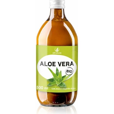 Allnature Aloe Vera BIO 100% šťáva 500 ml