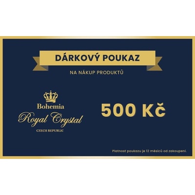 Dárkový poukaz v hodnotě 500 kč