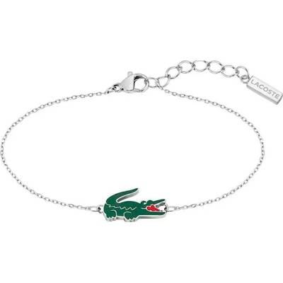 Lacoste Ocelový náramek pro ženy Crocodile 2040623