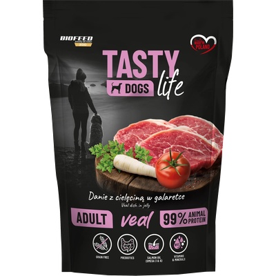 Tasty Dog Life Tasty Dogs Life Телешко в желе 500 г