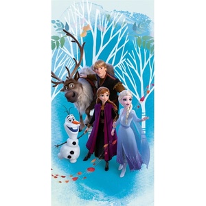 Jerry Fabrics Синя памучна детска кърпа 70x140 cm Frozen "Blue" - Jerry Fabrics (19TW141)