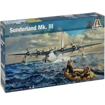 Italeri Model Kit letadlo 1352 SUNDERLAND Mk.III CF 33-1352 1:72
