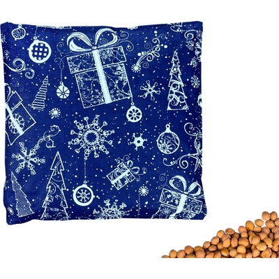VFstyle nahrievací vankúšik s čerešňovými kôstkami 20x20 cm Gifts modré