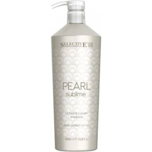 Selective Professional Подхранващ шампоан за луксозен блясък Selective Pearl Sublime Ultimate Luxury Shampoo Шампоан 1000мл