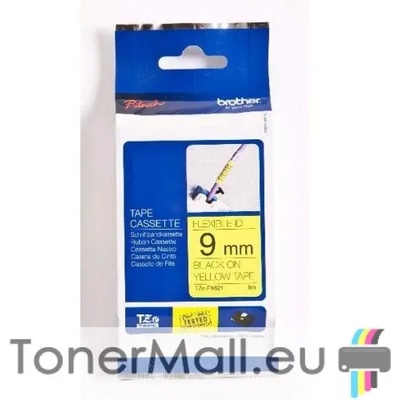 Brother Tape Black on Yellow Brother TZ-FX621