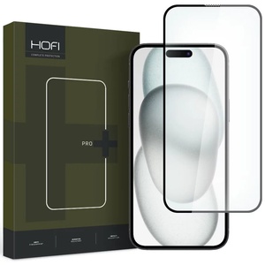HOFI GLASS PRO+ закалено защитно стъкло за iPhone 15 черно