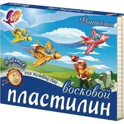 Луч Пластилин мек ЛУЧ Фантазия 18 цвята