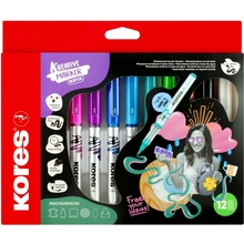 Kores Kreative Marker Selection akrylové 12 barev