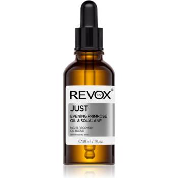 Revox JUST Evening Primrose Oil & Squalane регенериращо нощно олио възстановяващ кожната бариера 30ml