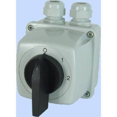 Elektromet Vačkový spínač 0-1-2 5P 25A v krytu IP44, obloukový, E25-33 952532