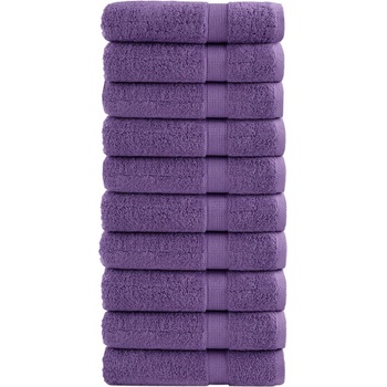 vidaXL Премиум кърпи за ръце SOLUND 10 бр лилави 50x100 см 600 gsm (137355)