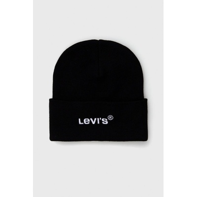 Levi's čiapka D5548.0006-59 čierna