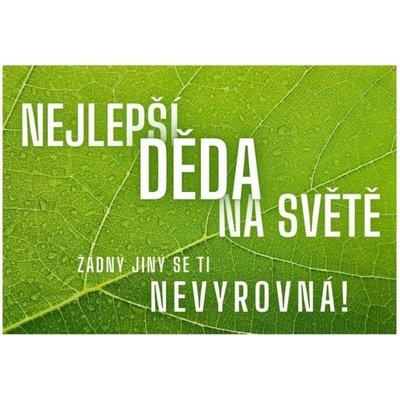 Kartička pro dědečka